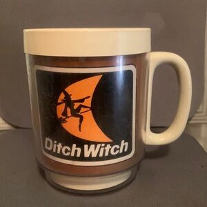 Vintage Ditch Witch coffee cup RARE